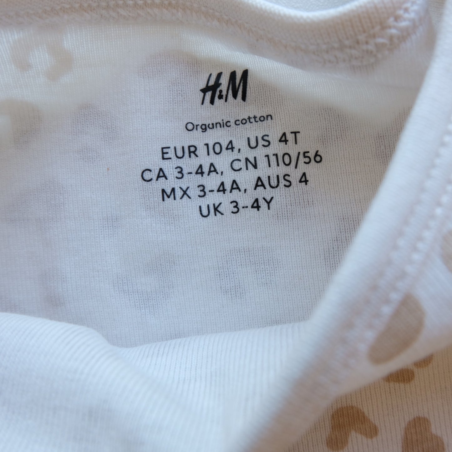 Body H&M - 4 ans (104 cm)