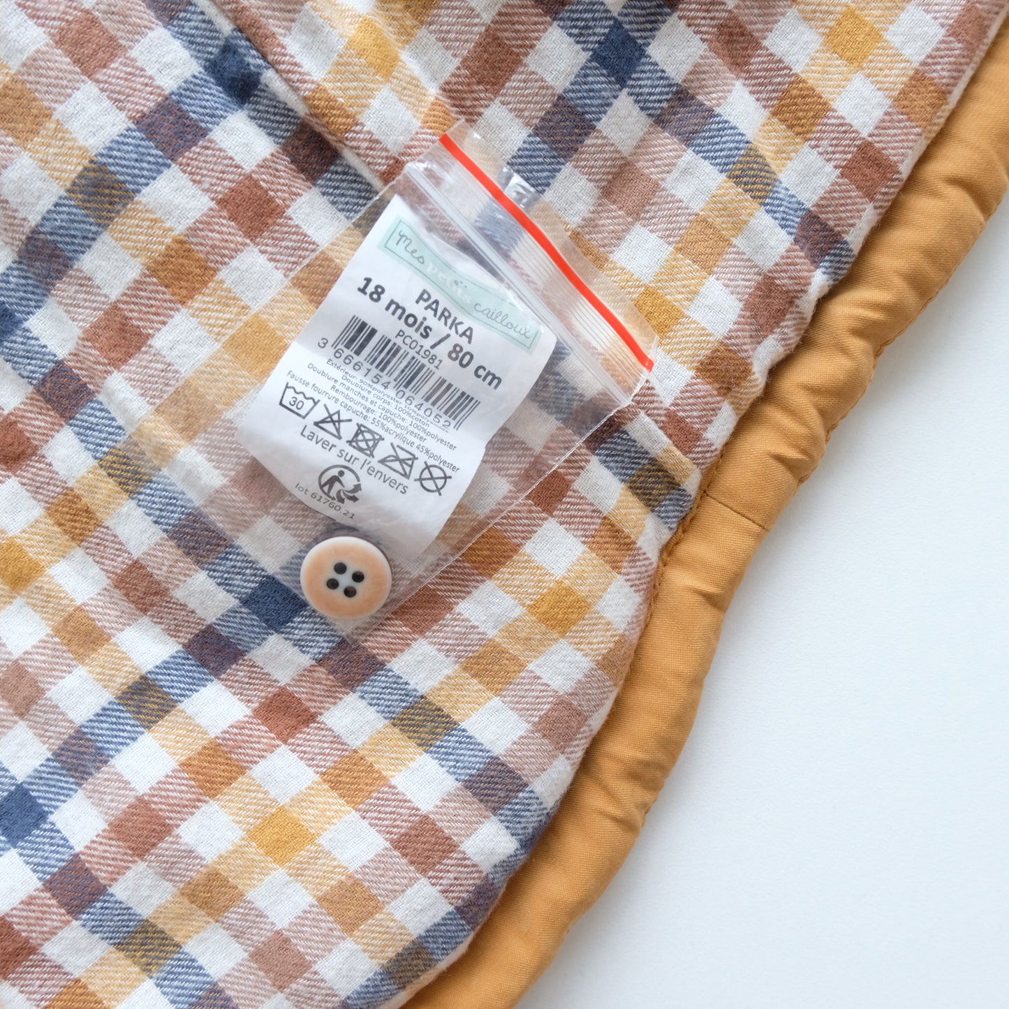 Manteau Mes petits cailloux - 18 mois (80 cm)