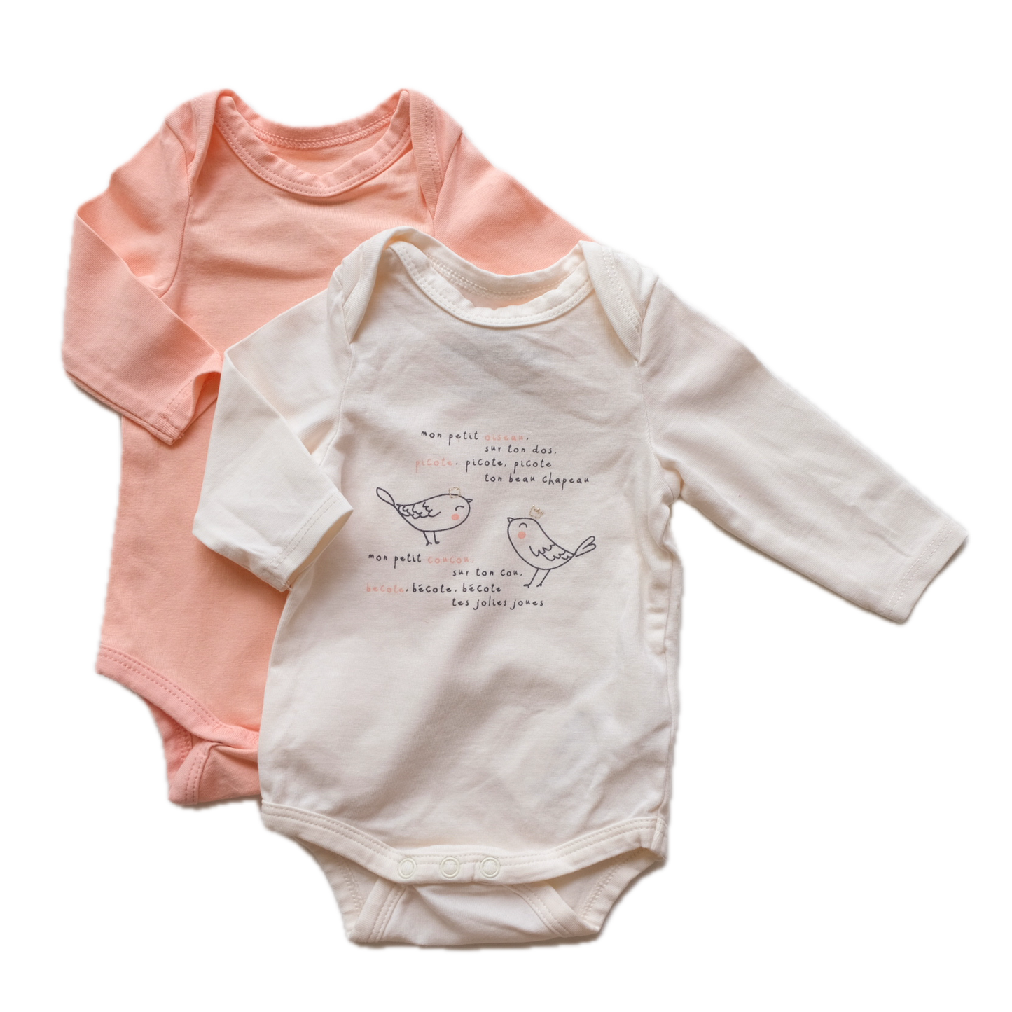 Lot de 2 bodies TAO - 0 mois / Naissance (50 cm)