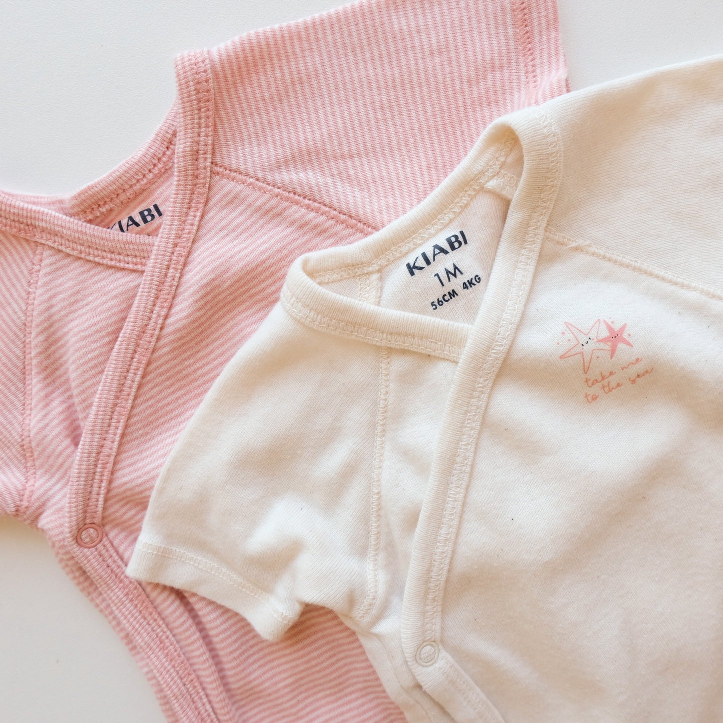 Lot de 2 bodies Kiabi - 1 mois