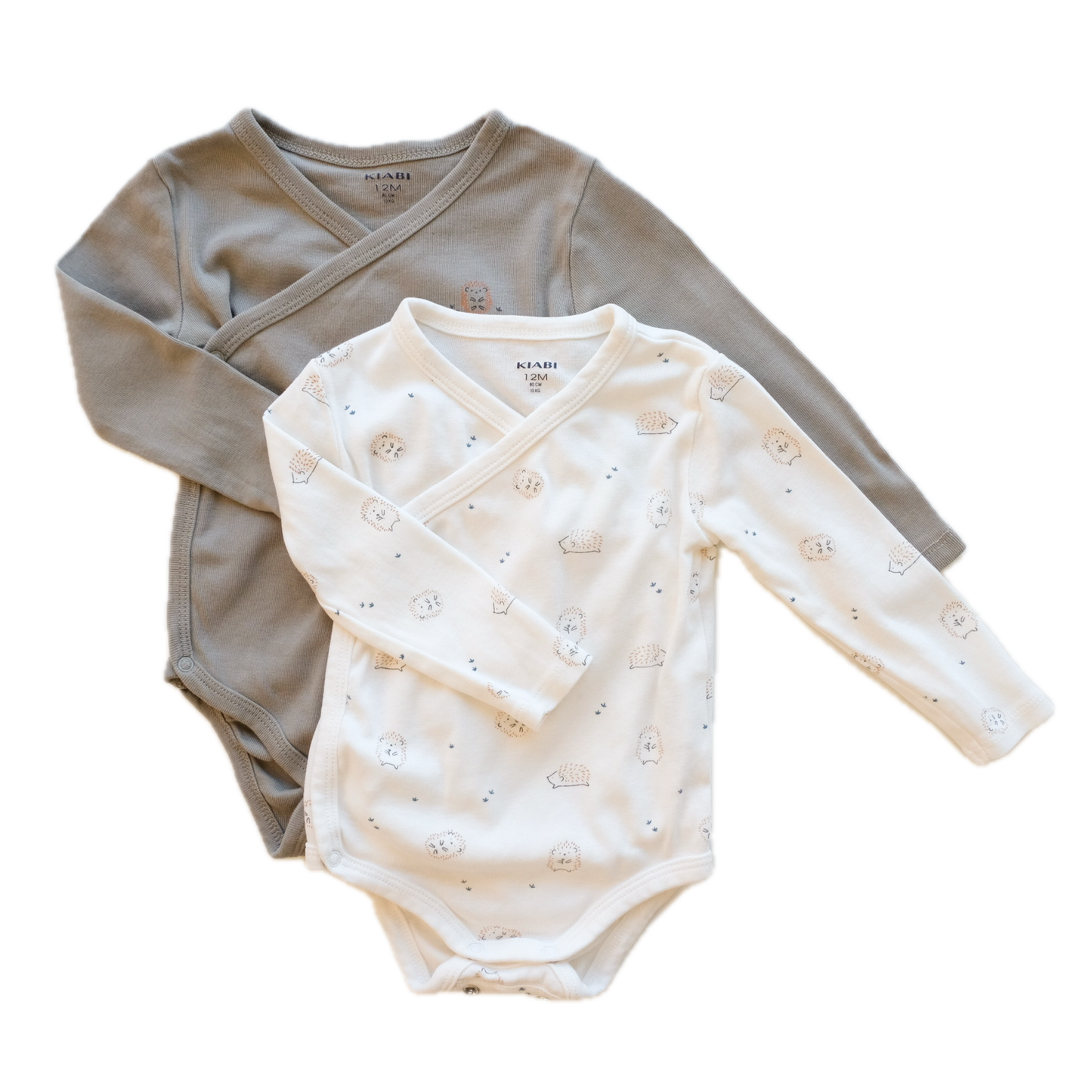 Lot de 2 bodies Kiabi - 12 mois