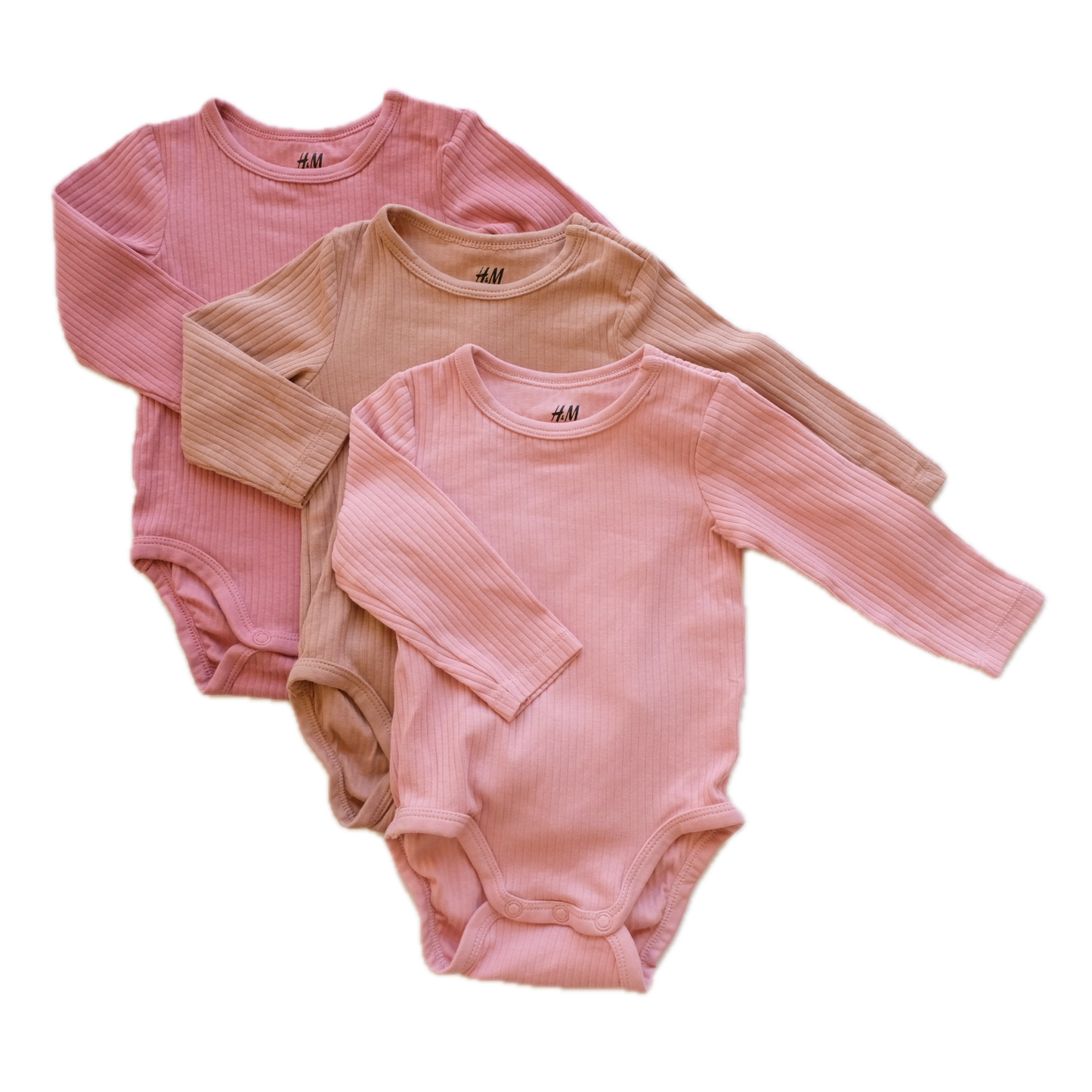 Lot de 3 bodies H&M - 3 mois (62 cm)