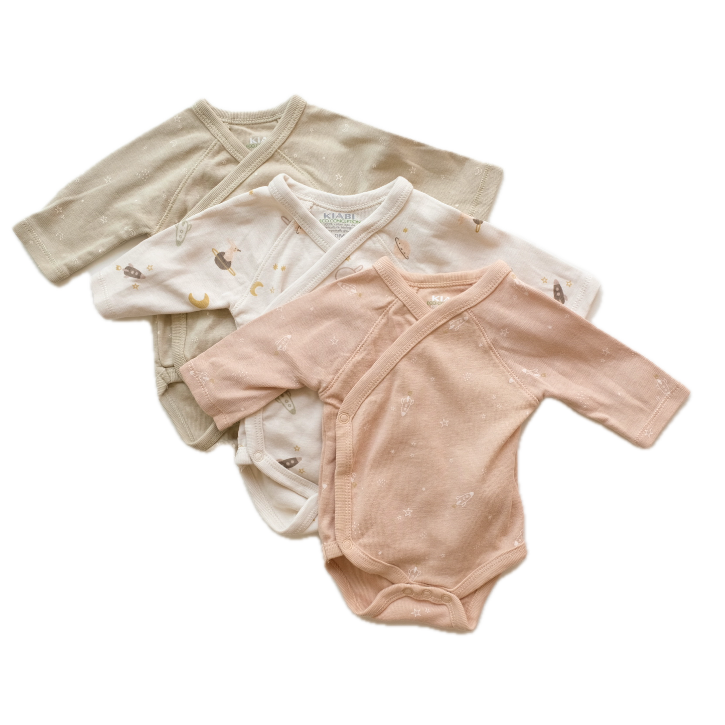 Lot de 3 bodies Kiabi - 0 mois / Naissance