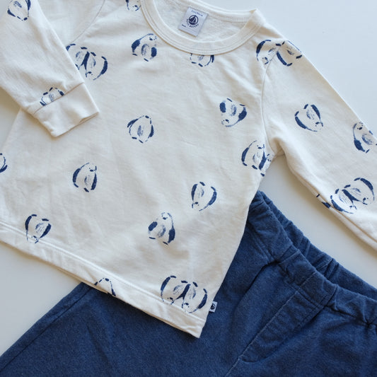 Ensemble Petit Bateau / Uniqlo - 2 ans (86 cm)