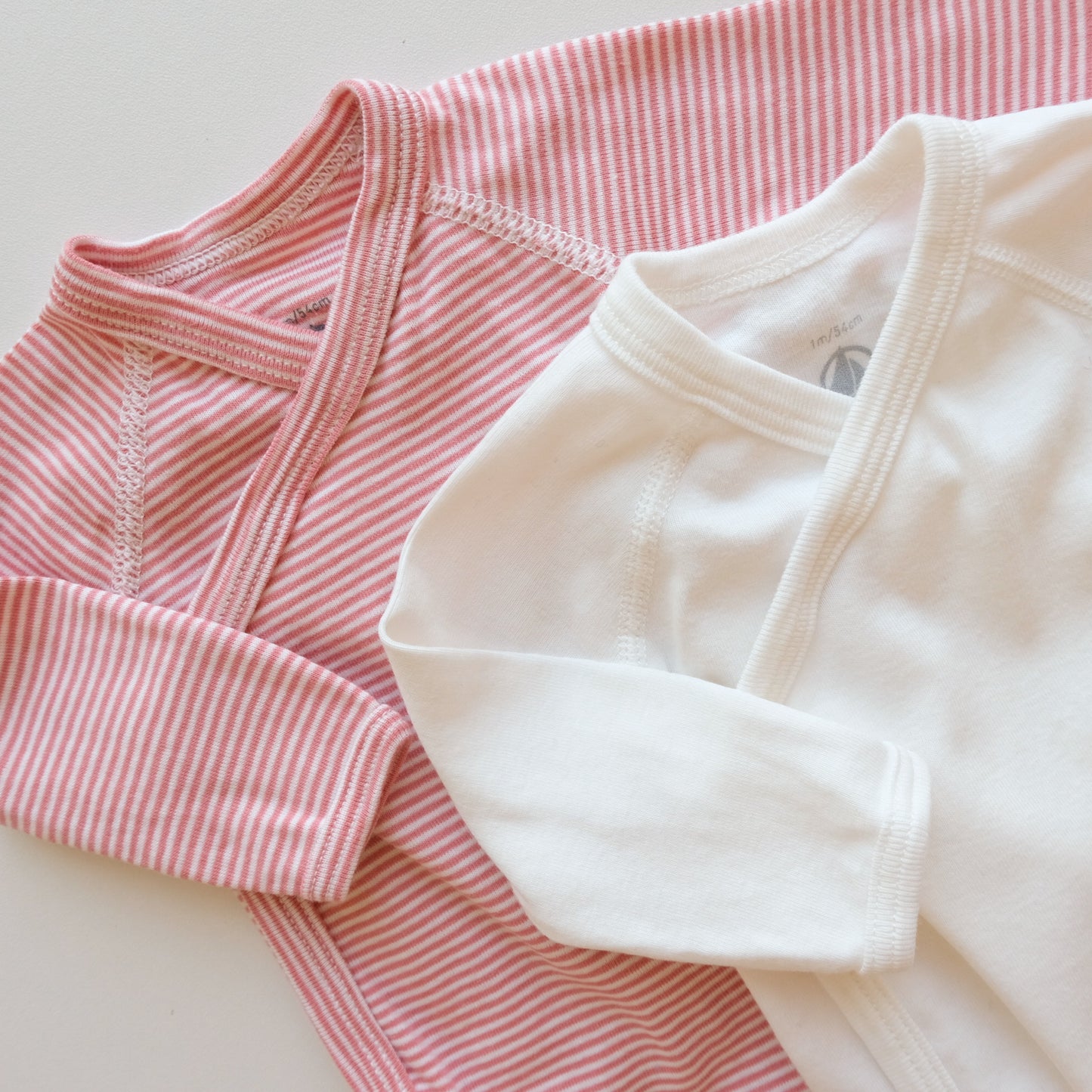 Lot de 2 bodies Petit Bateau - 1 mois (54 cm)