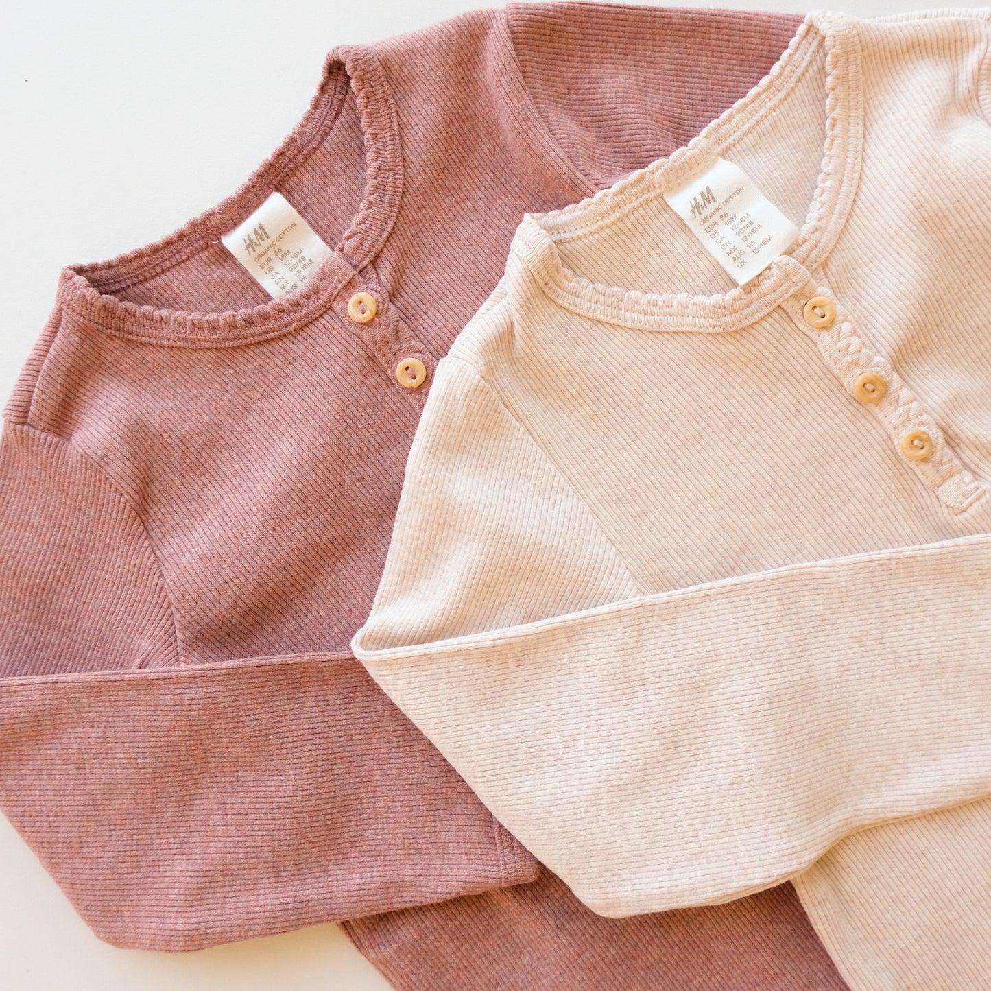 Lot de 2 T-shirt H&M - 18 mois (86 cm)