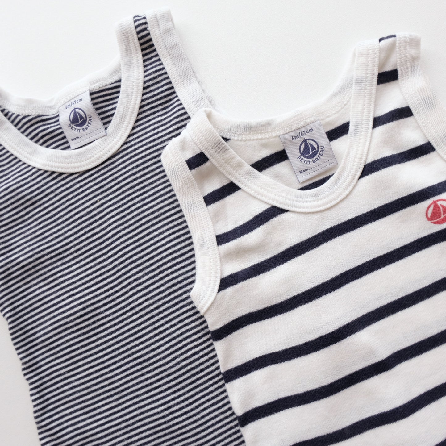 Lot de 2 bodies Petit Bateau - 6 mois (67 cm)