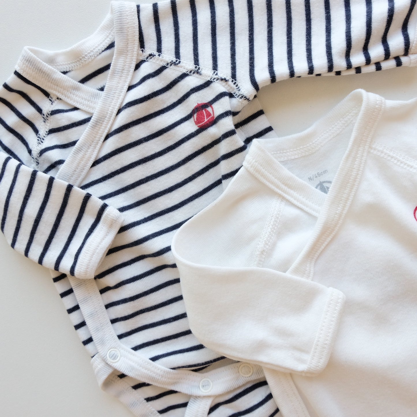 Lot de 2 bodies Petit Bateau - 0 mois / Naissance (46 cm)