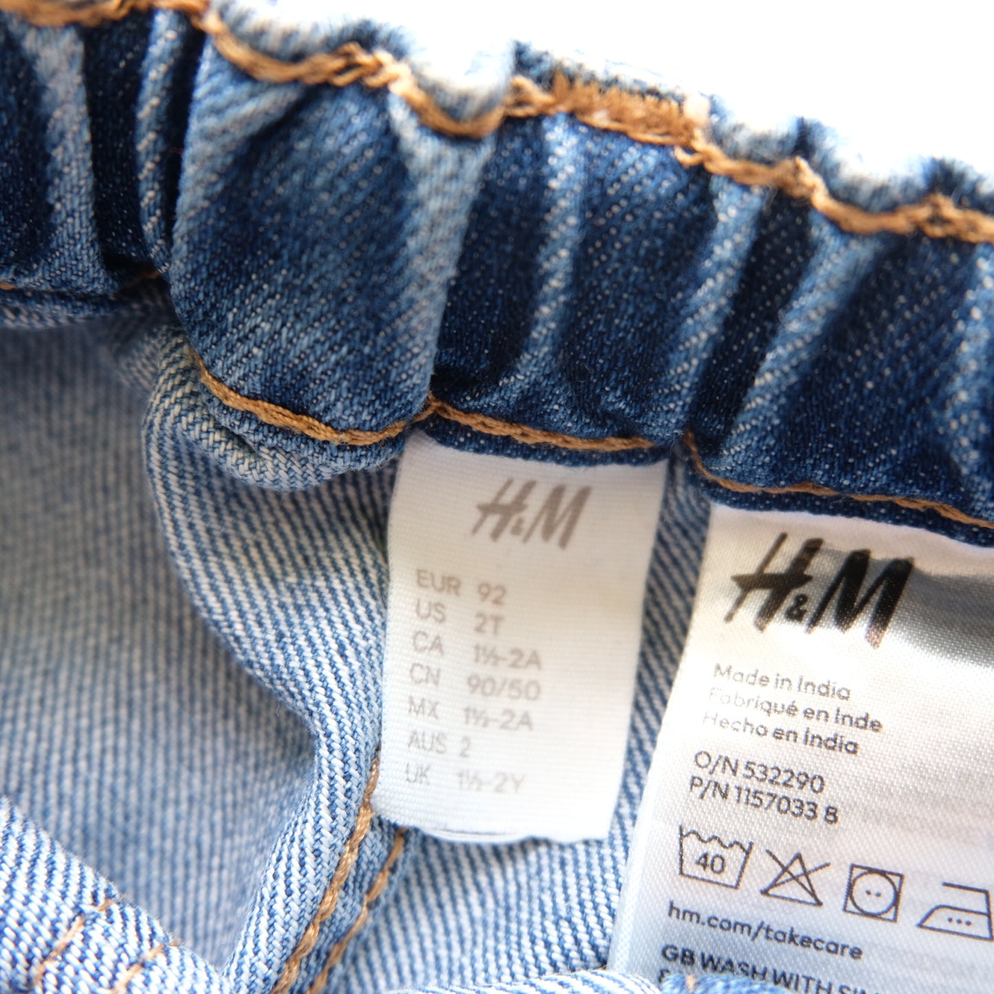 Jean H&M - 2 ans (92 cm)