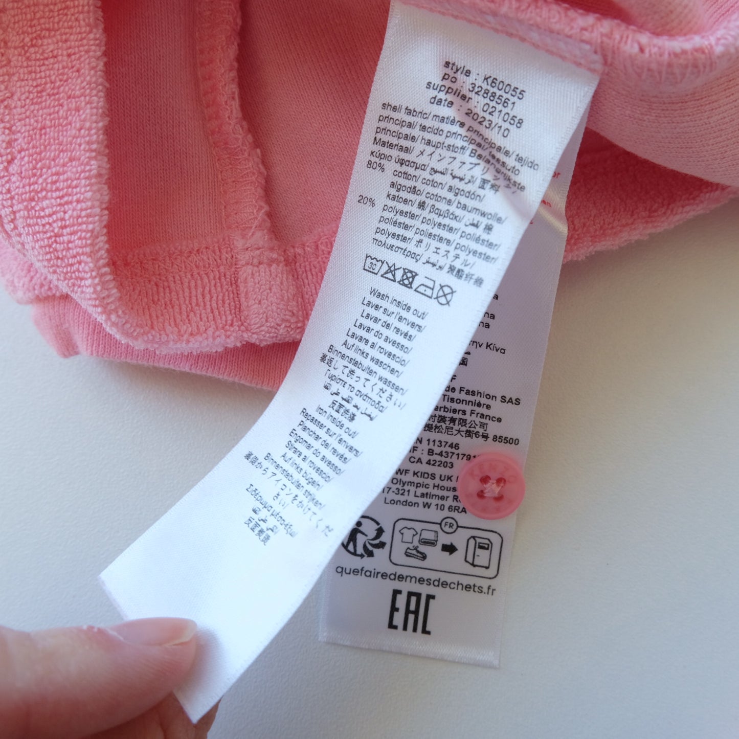 Robe Kenzo Kids - 3 mois