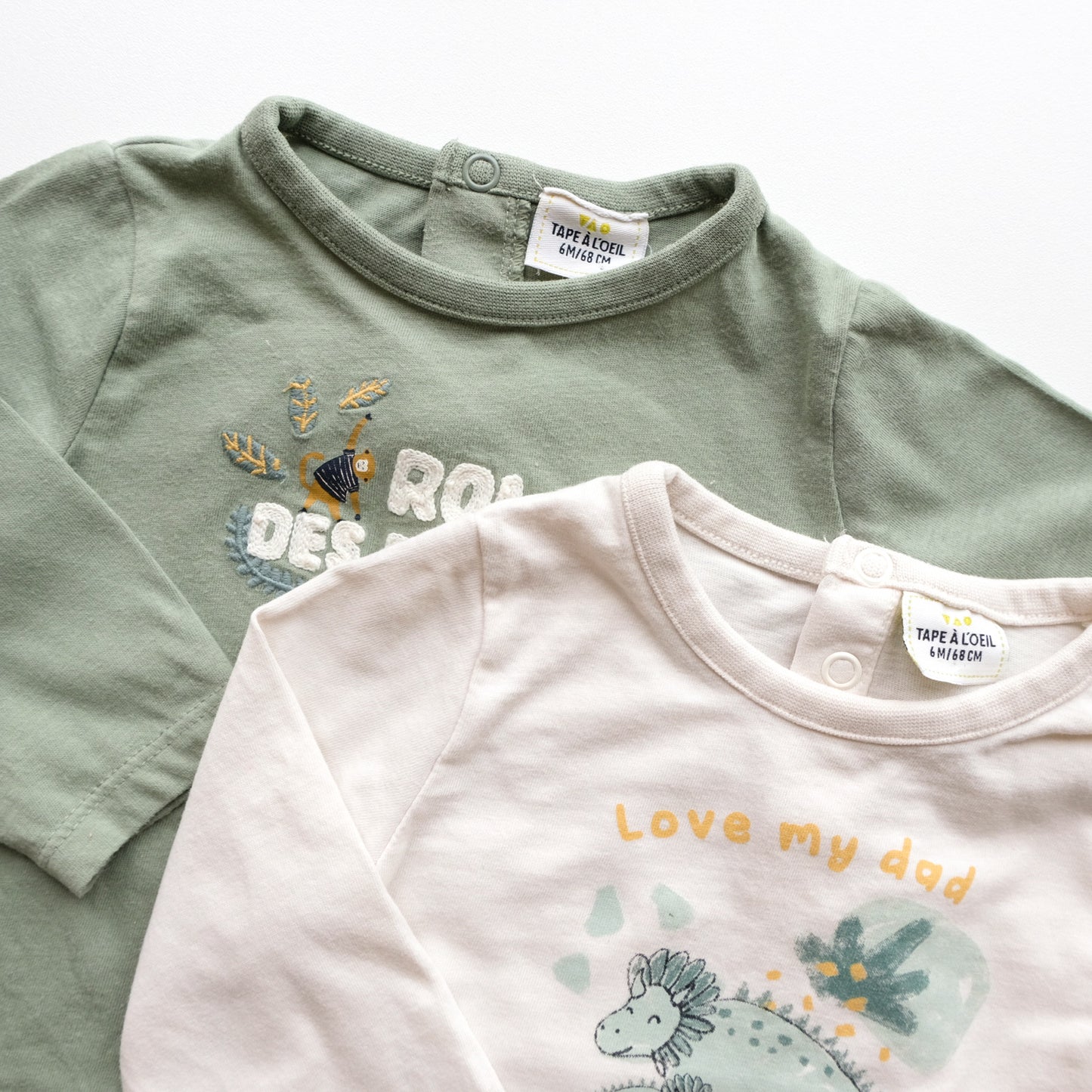 Lot de 2 t-shirt TAO - 6 mois (68 cm)