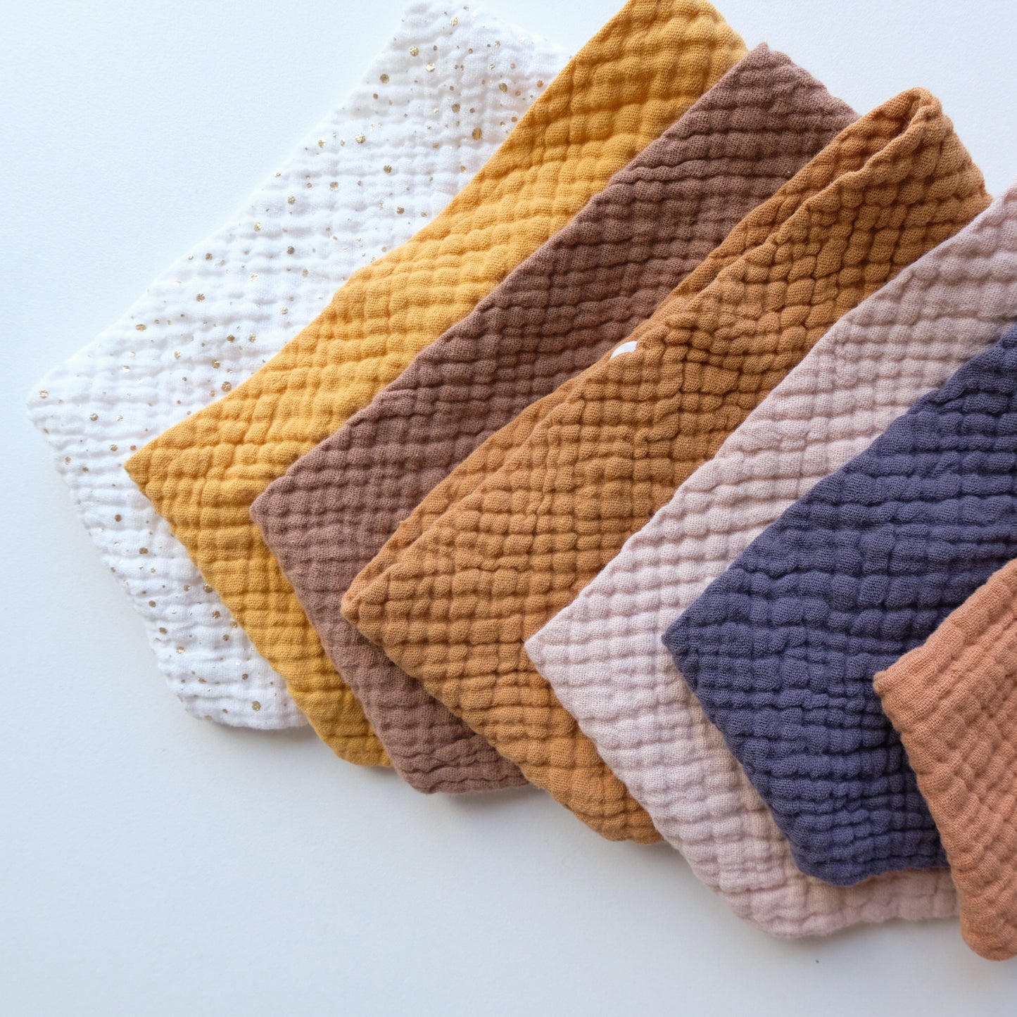 Lot de 7 bavoirs bandanas - 0/6 mois
