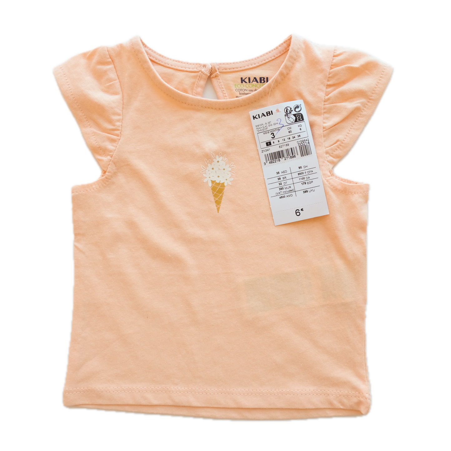 T-shirt Kiabi - 3 mois