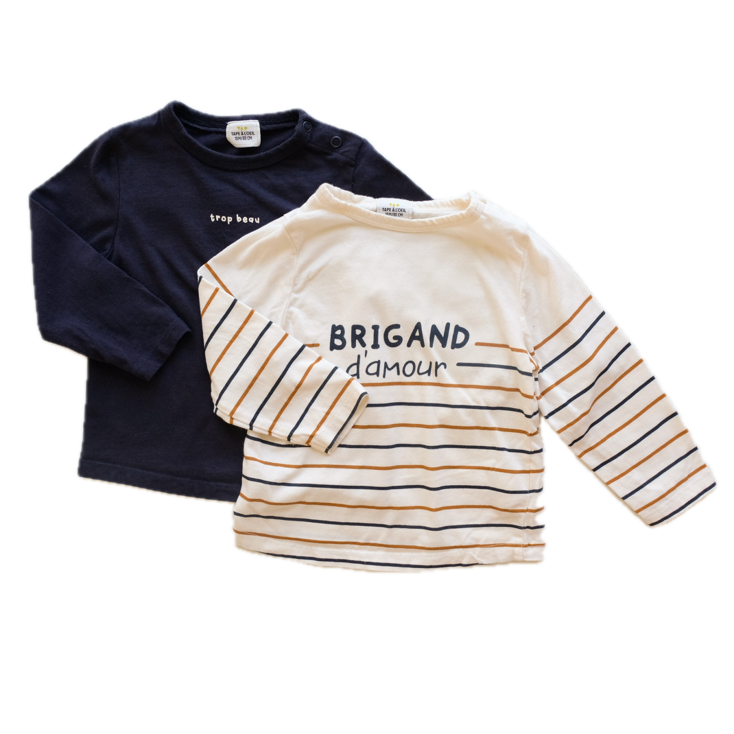 Lot de 2 T-shirt TAO - 18 mois (80 cm)