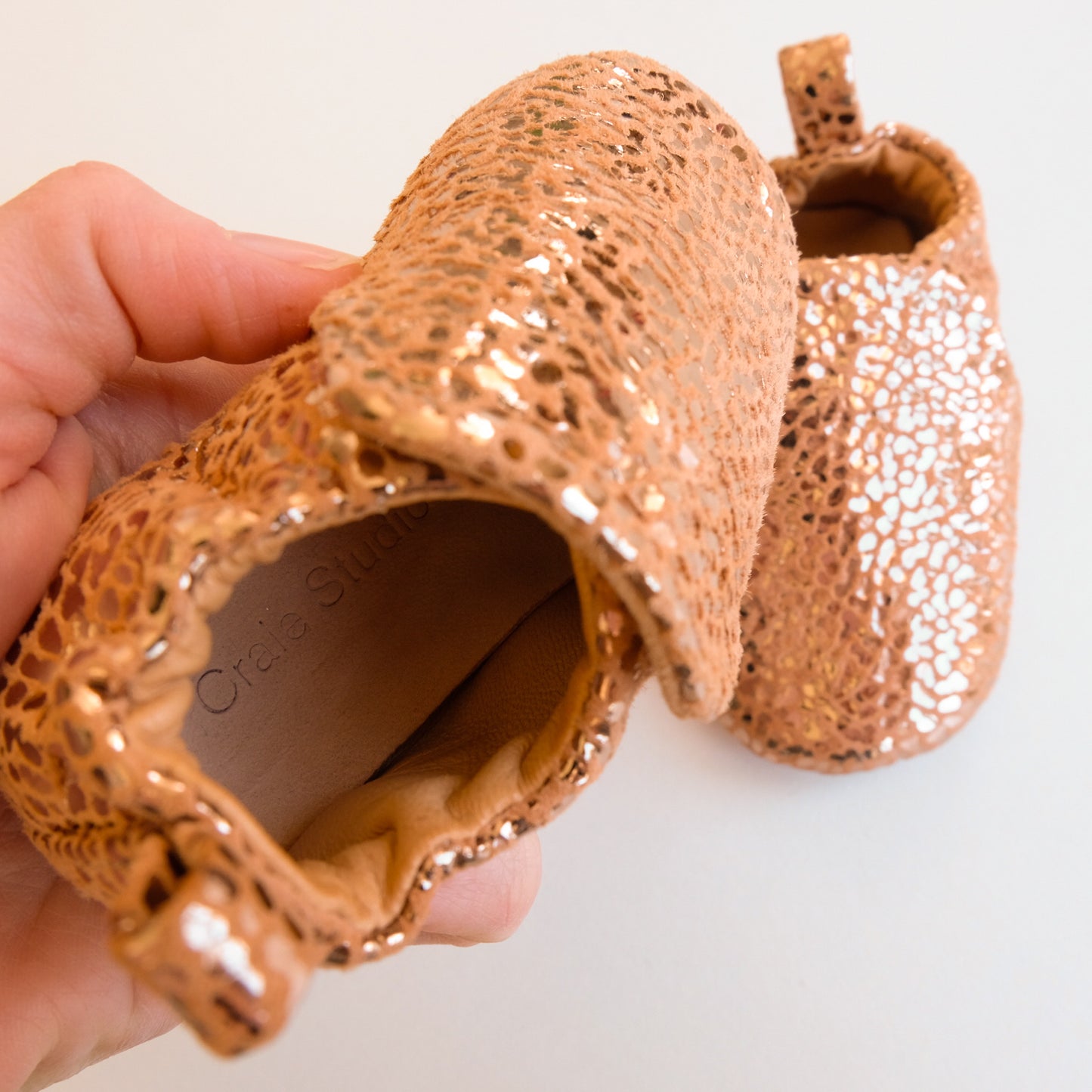 Chaussons Craie Studio - 0/6 mois
