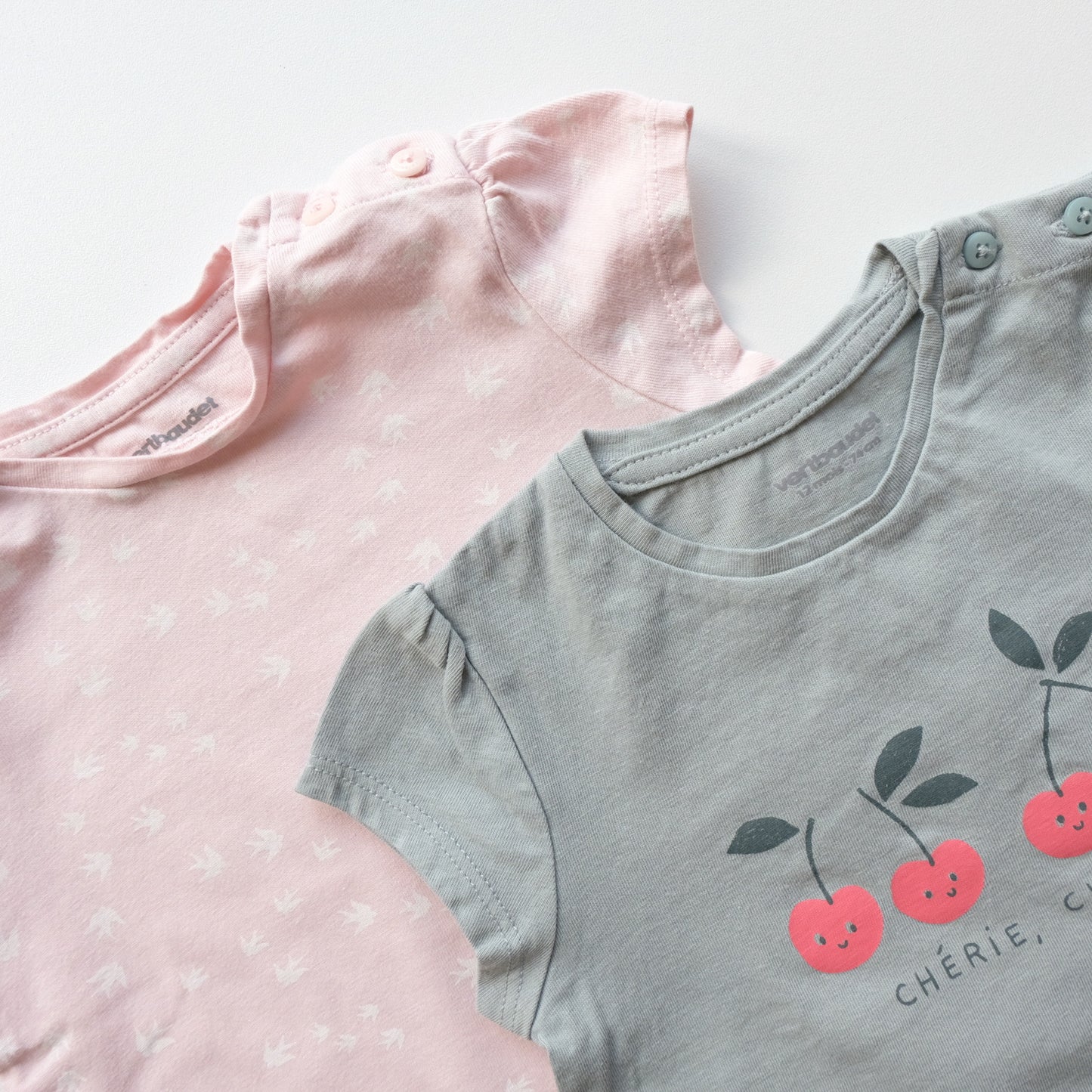 Lot de 2 T-shirt Vertbaudet - 12 mois (74 cm)