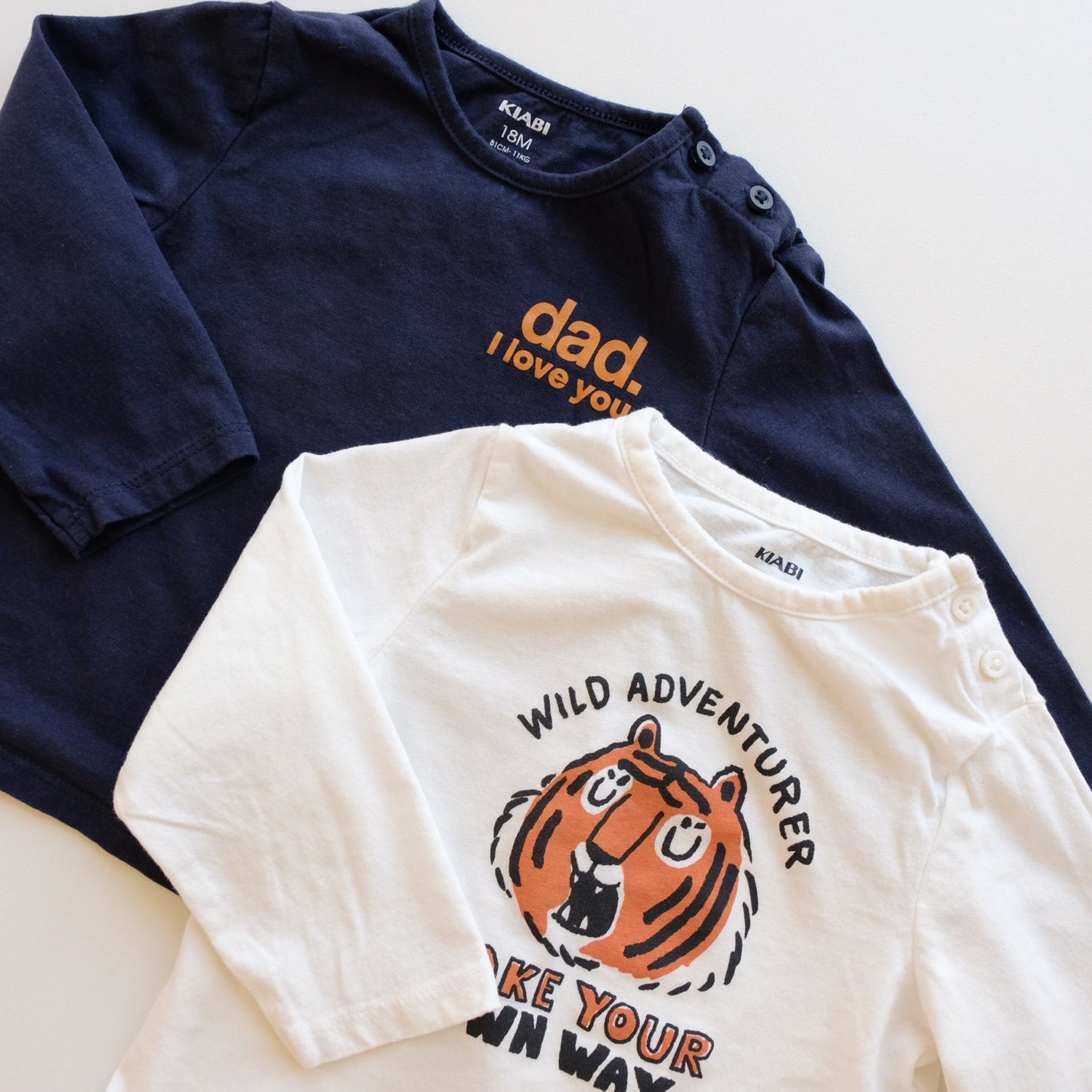 Lot de 2 t-shirt Kiabi - 18 mois