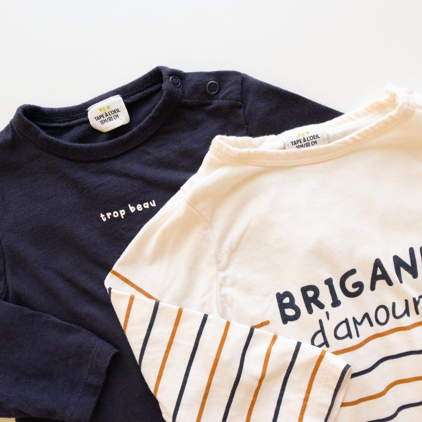 Lot de 2 T-shirt TAO - 18 mois (80 cm)