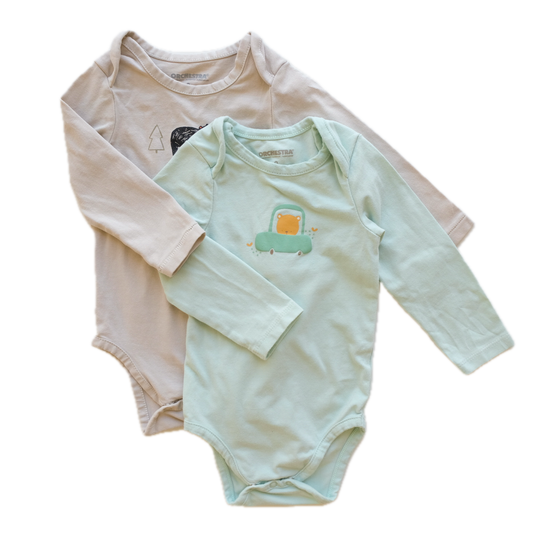 Lot de 2 bodies Orchestra - 9 mois (71 cm)