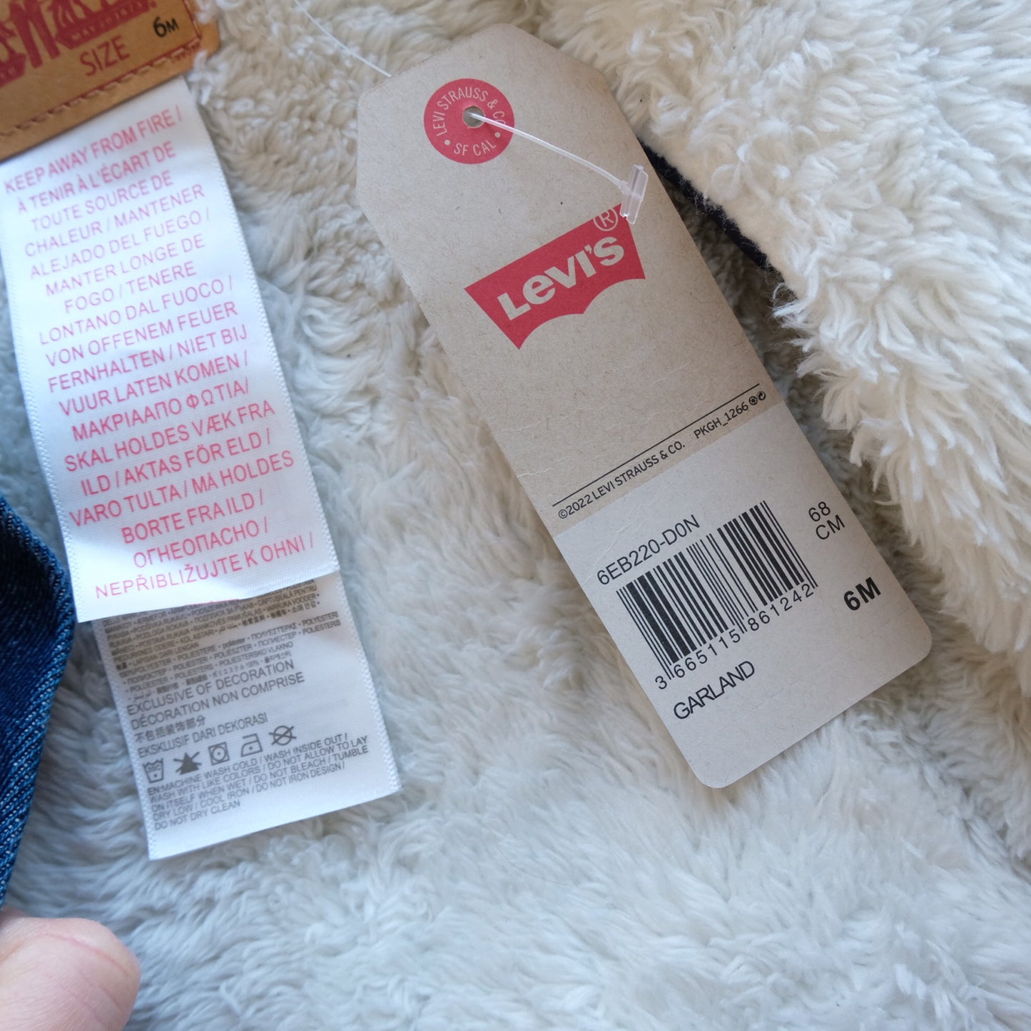 Veste Levi's - 6 mois (68 cm)