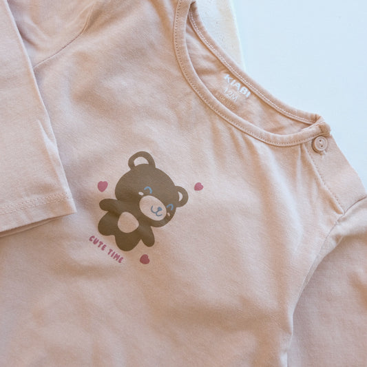 Lot body + T-shirt Kiabi - 12 mois