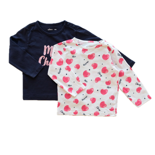 Lot de 2 t-shirt Gémo - 18 mois