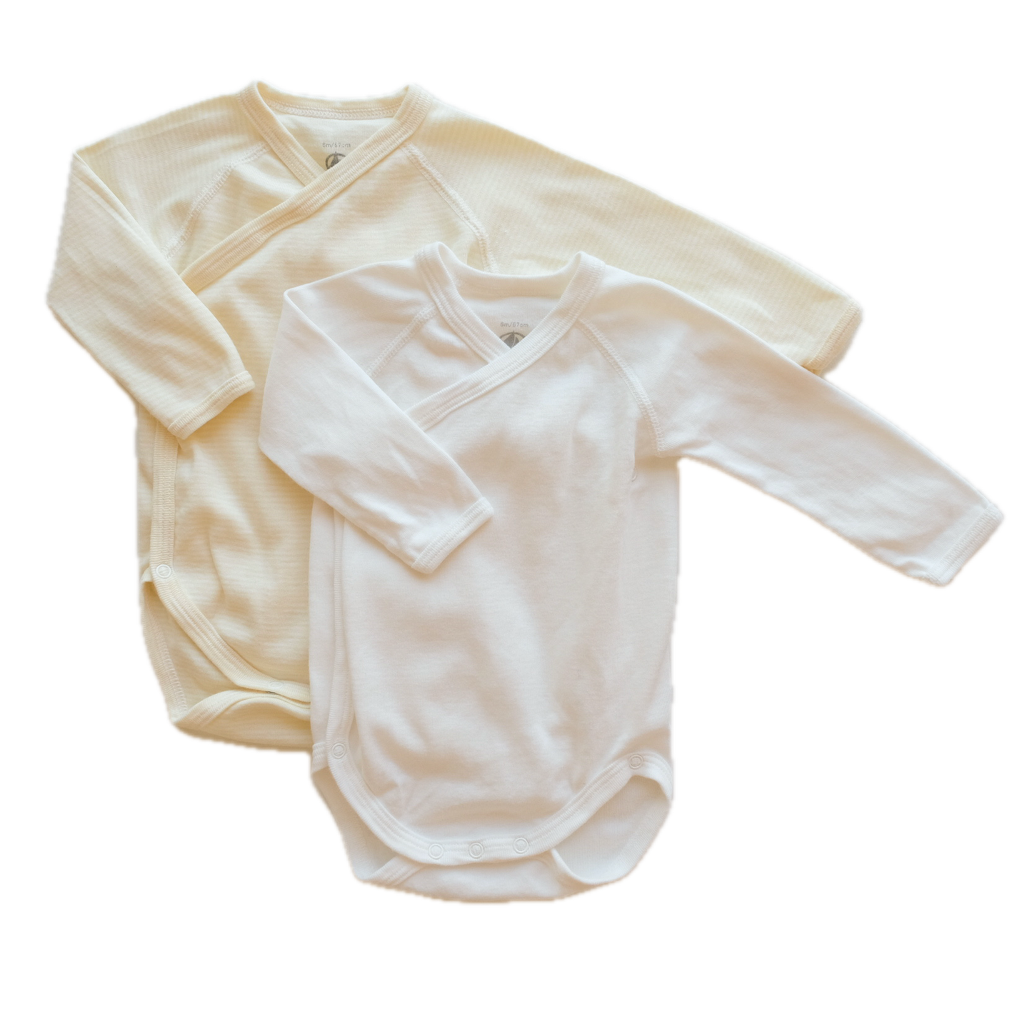 Lot de 2 bodies Petit Bateau - 6 mois (67 cm)