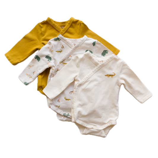 Lot de 3 bodies TAO - 0 mois / Naissance (50 cm)