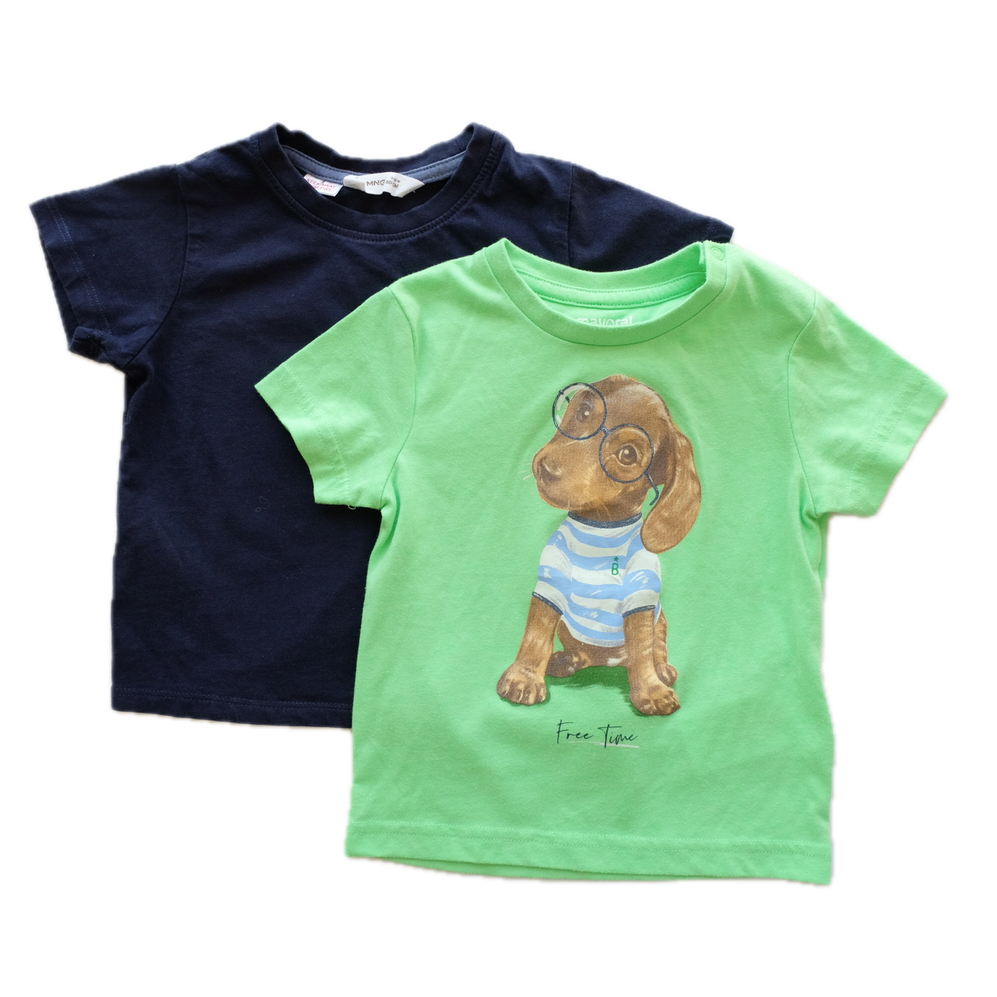Lot de 2 t-shirt Mayoral / Mango - 12 mois (80 cm)