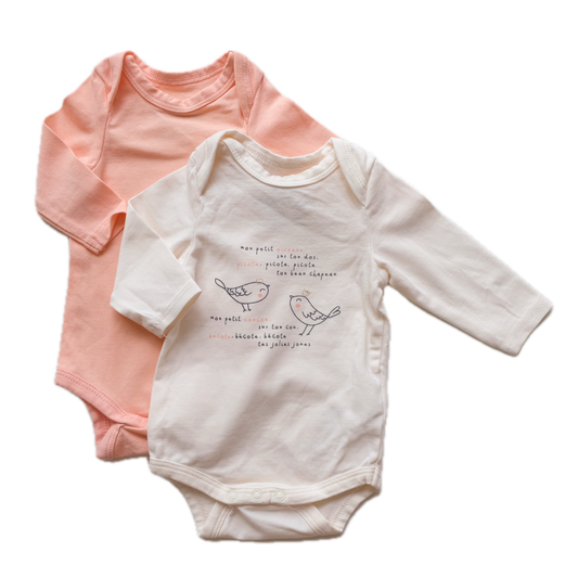 Lot de 2 bodies TAO - 0 mois / Naissance (50 cm)