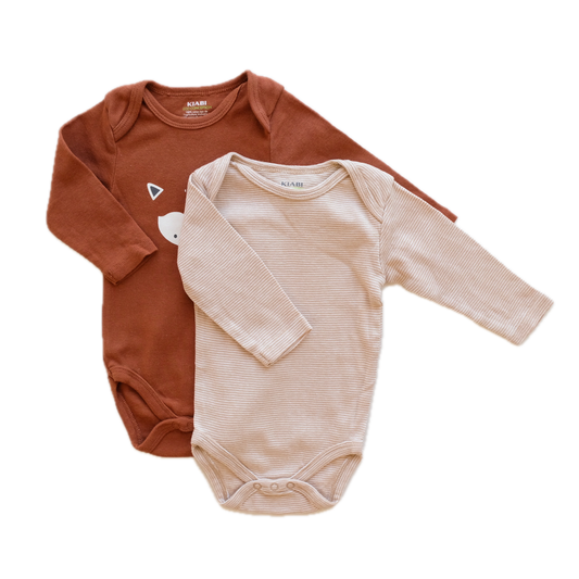 Lot de 2 bodies Kiabi - 3 mois