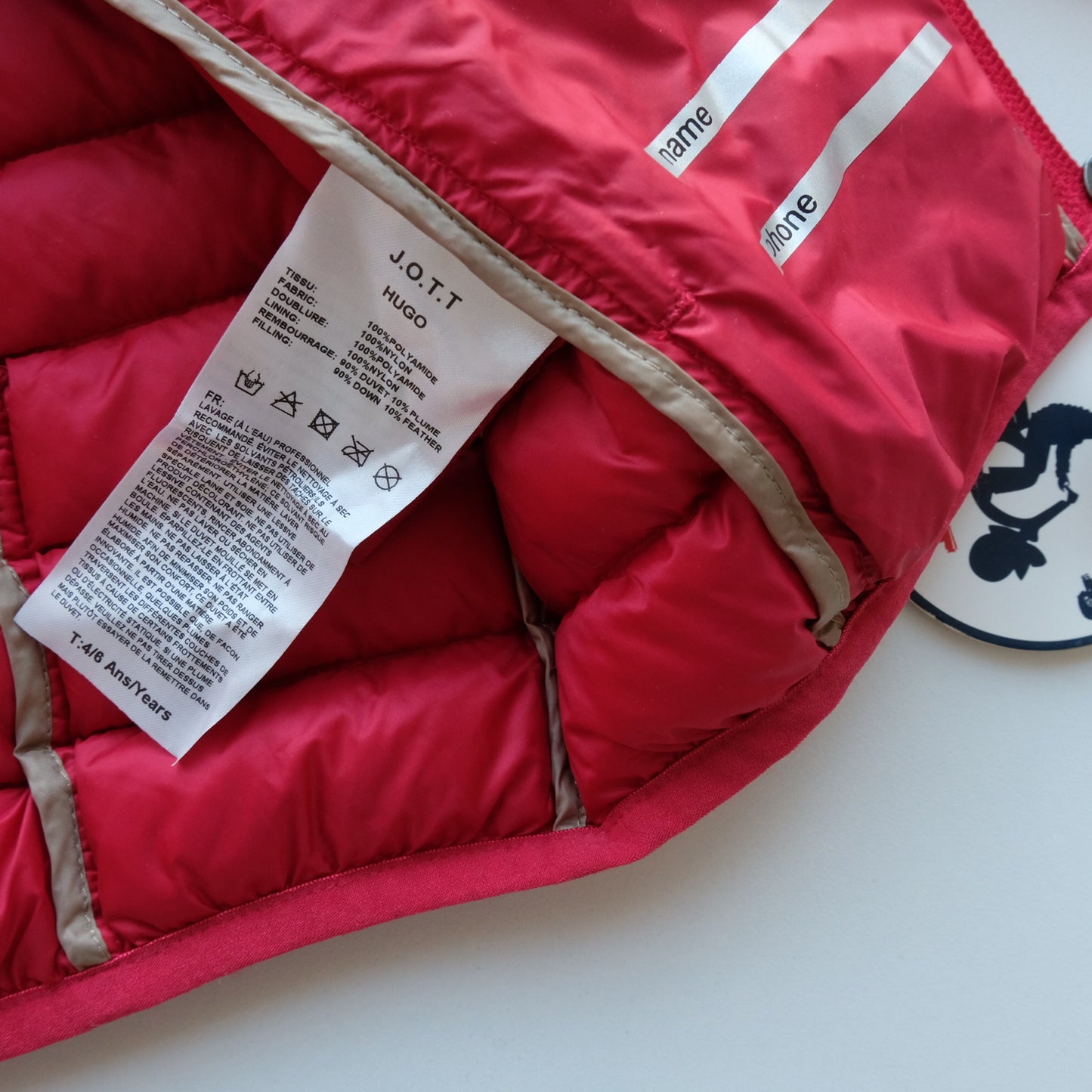 Doudoune JOTT - 4/6 ans