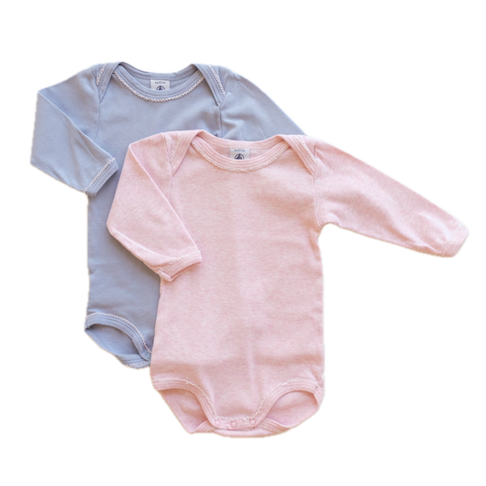 Lot de 2 bodies Petit Bateau - 6 mois (67 cm)