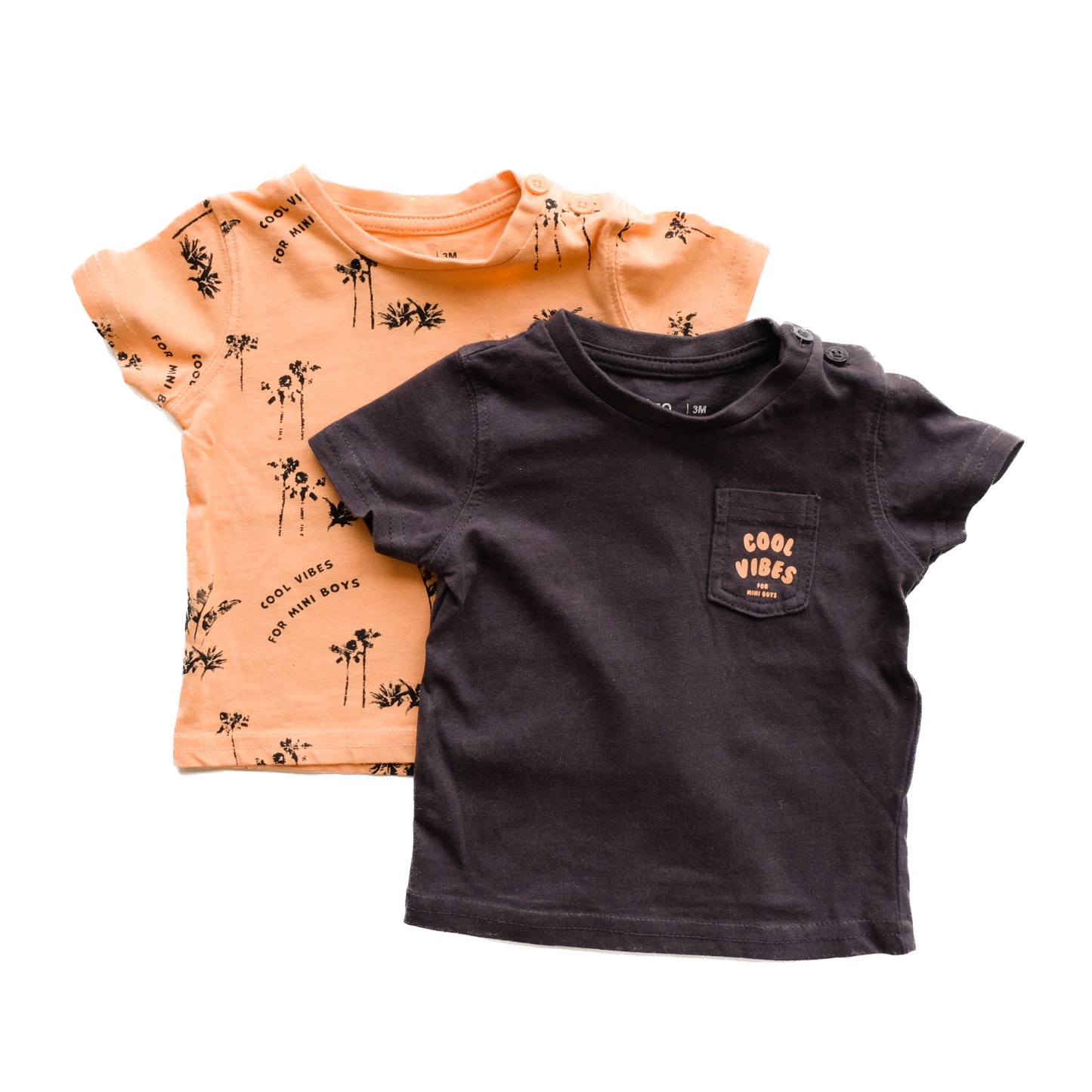 Lot de 2 t-shirt Gémo - 3 mois