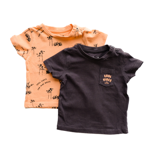 Lot de 2 t-shirt Gémo - 3 mois