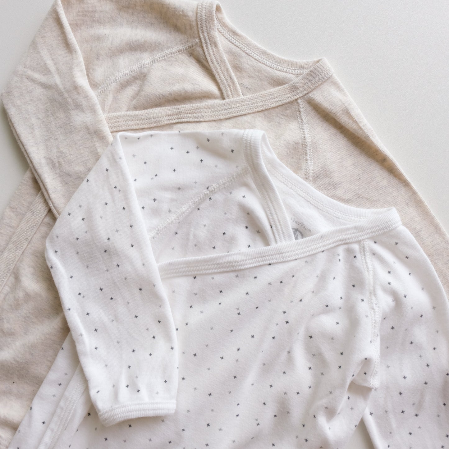 Lot de 2 bodies Petit Bateau - 12 mois (74 cm)