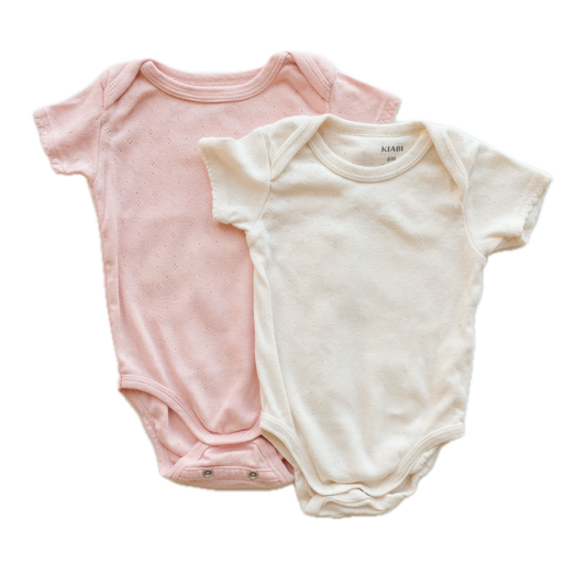 Lot de 2 bodies Kiabi - 6 mois