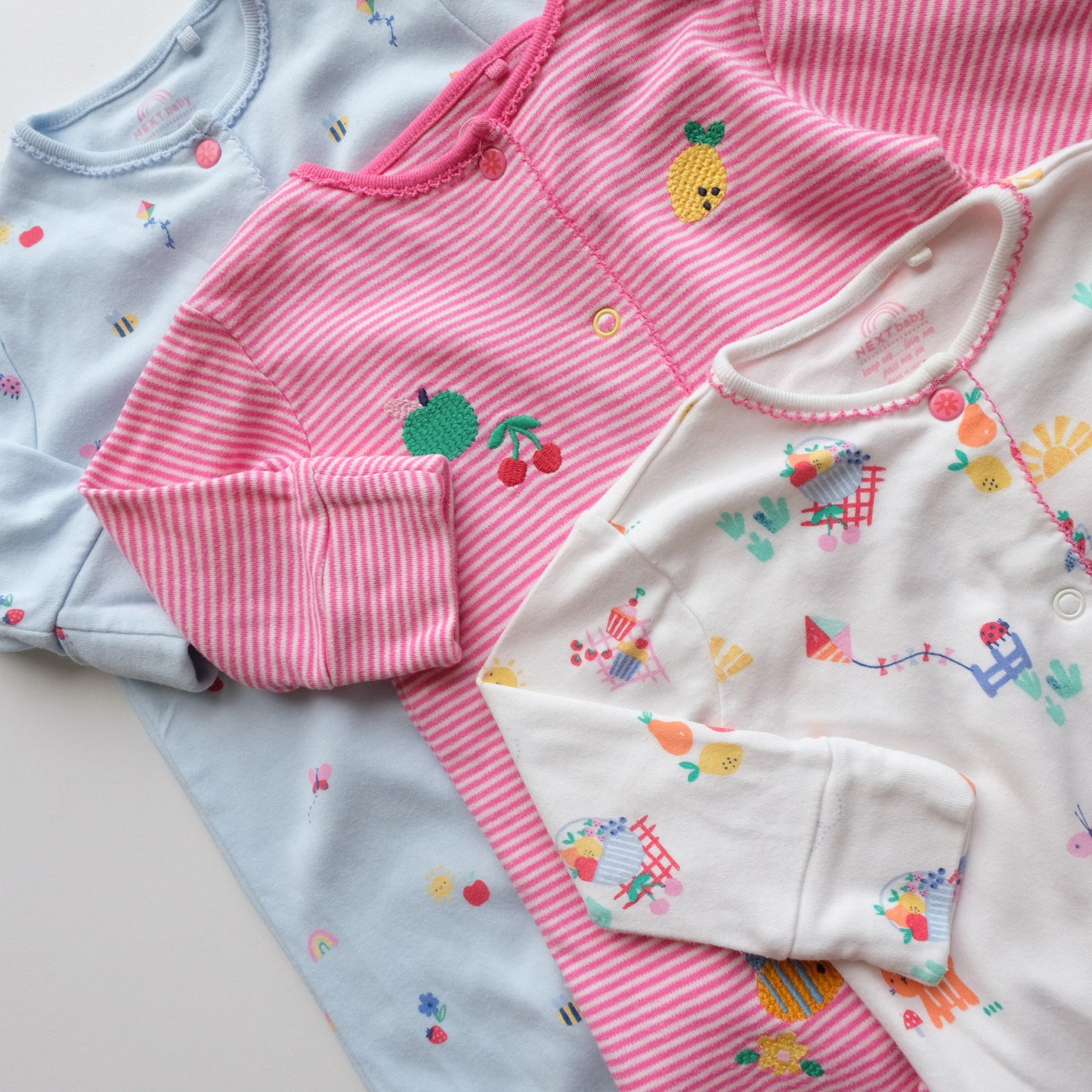 Lot de 3 pyjamas Next - 6 mois (68 cm)