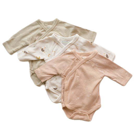 Lot de 3 bodies Kiabi - 0 mois / Naissance