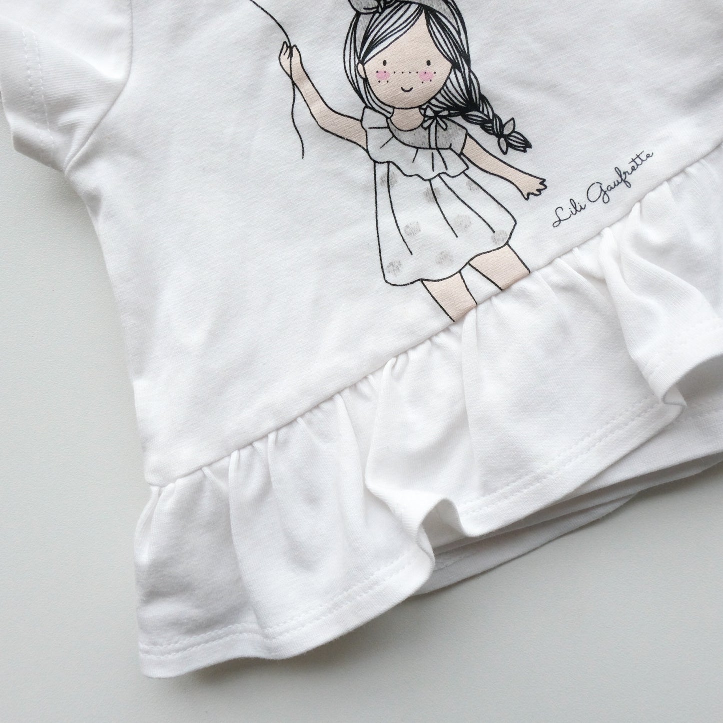 T-shirt Lili Gaufrette - 3 mois