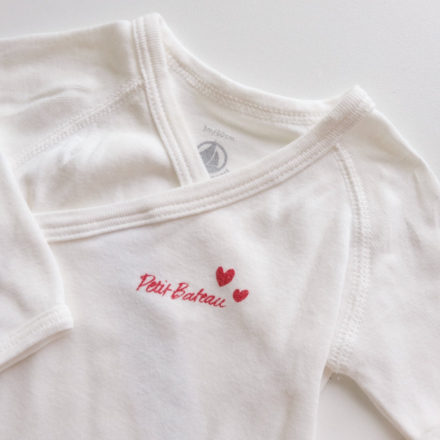 Lot de 3 bodies Petit Bateau - 3 mois (60 cm)