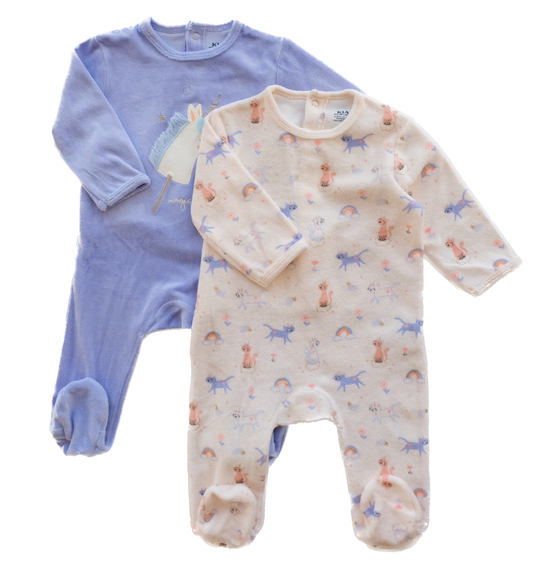 Lot de 2 pyjamas Kiabi - 9 mois