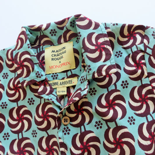 Chemise Monoprix X Maison Chateau Rouge - 18 mois