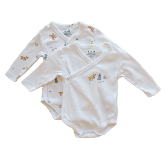 Lot de 2 bodies Kiabi - 3 mois