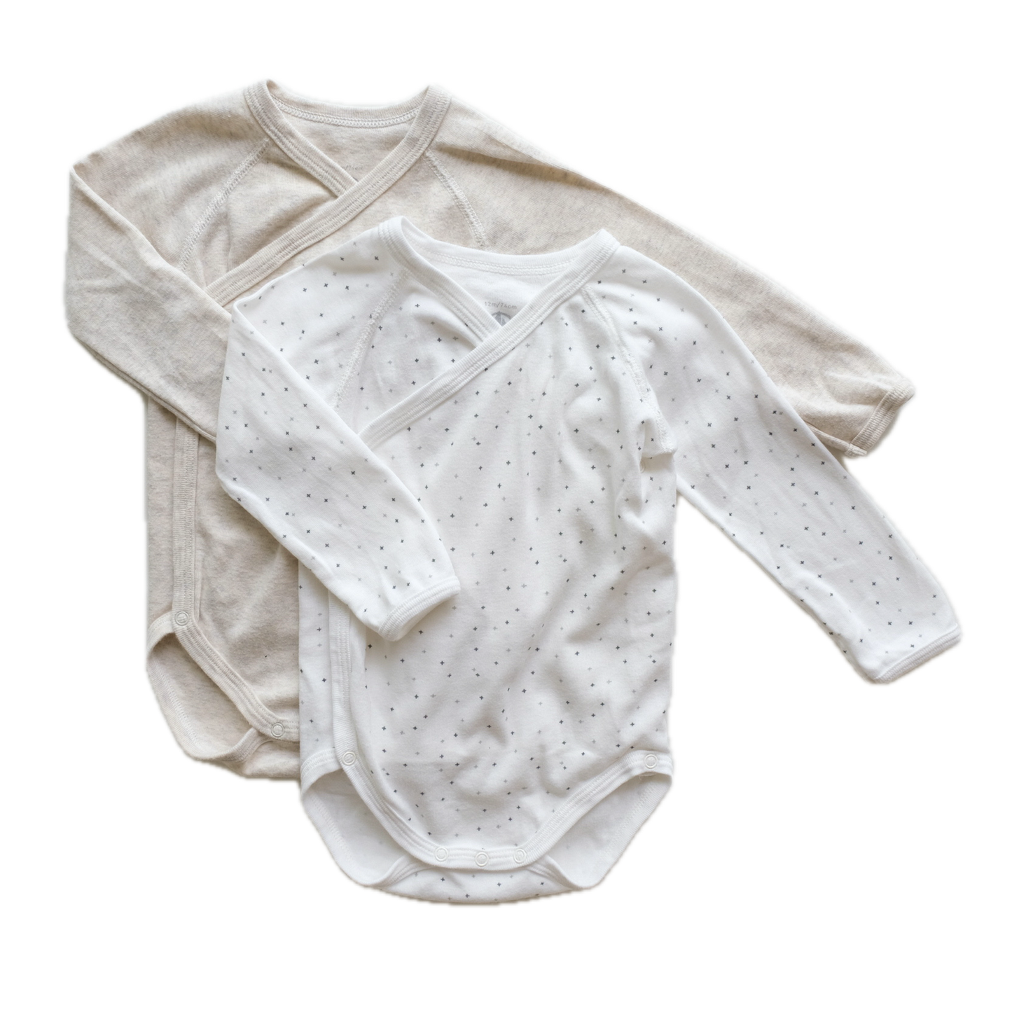 Lot de 2 bodies Petit Bateau - 12 mois (74 cm)