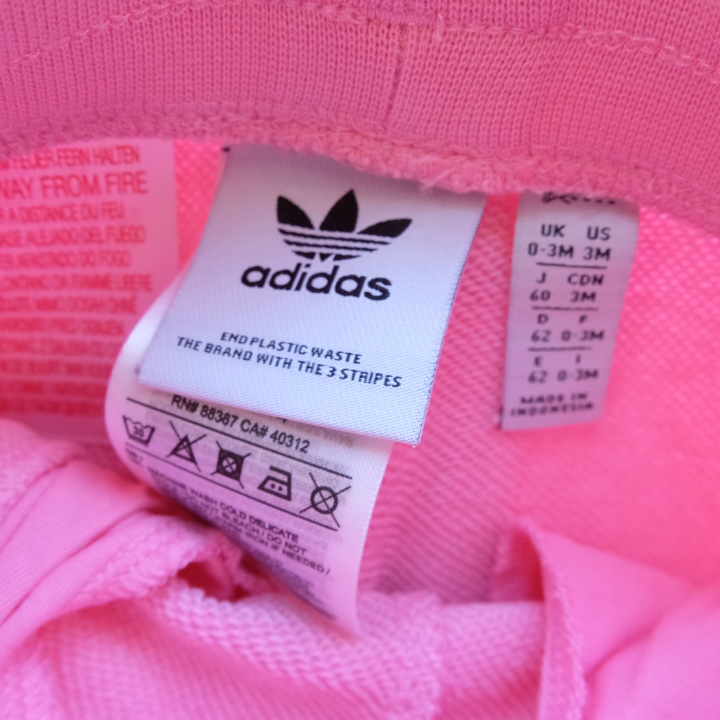Ensemble Adidas - 3 mois