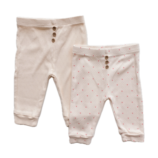 Lot de 2 legging Bout'chou - 6 mois