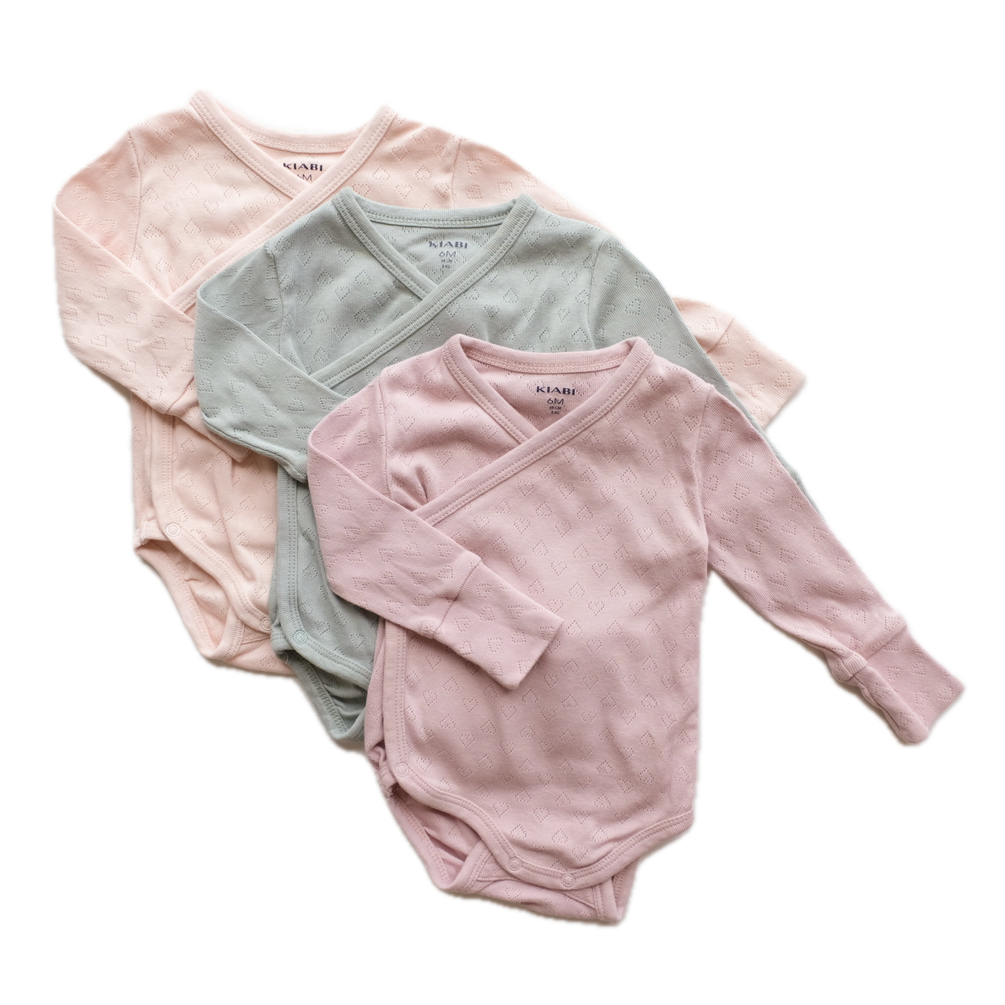 Lot de 3 bodies Kiabi - 6 mois