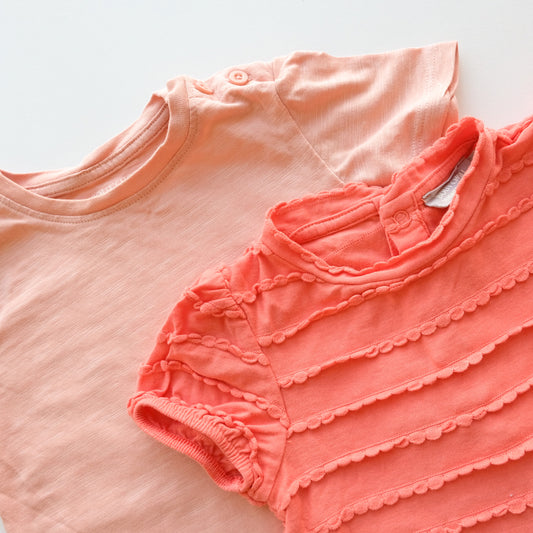 Lot de 2 t-shirt Bout'chou - 12 mois