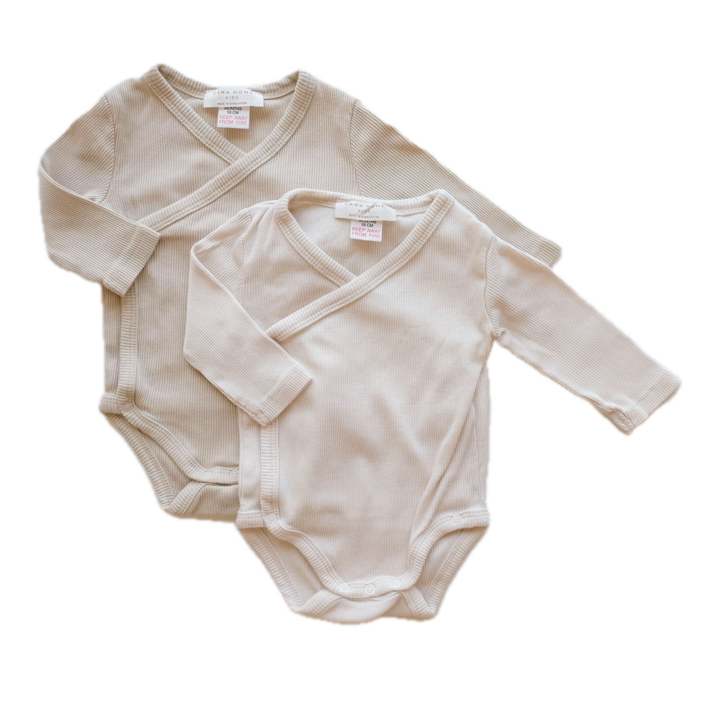 Lot de 2 bodies Zara Home - 3 mois (58 cm)
